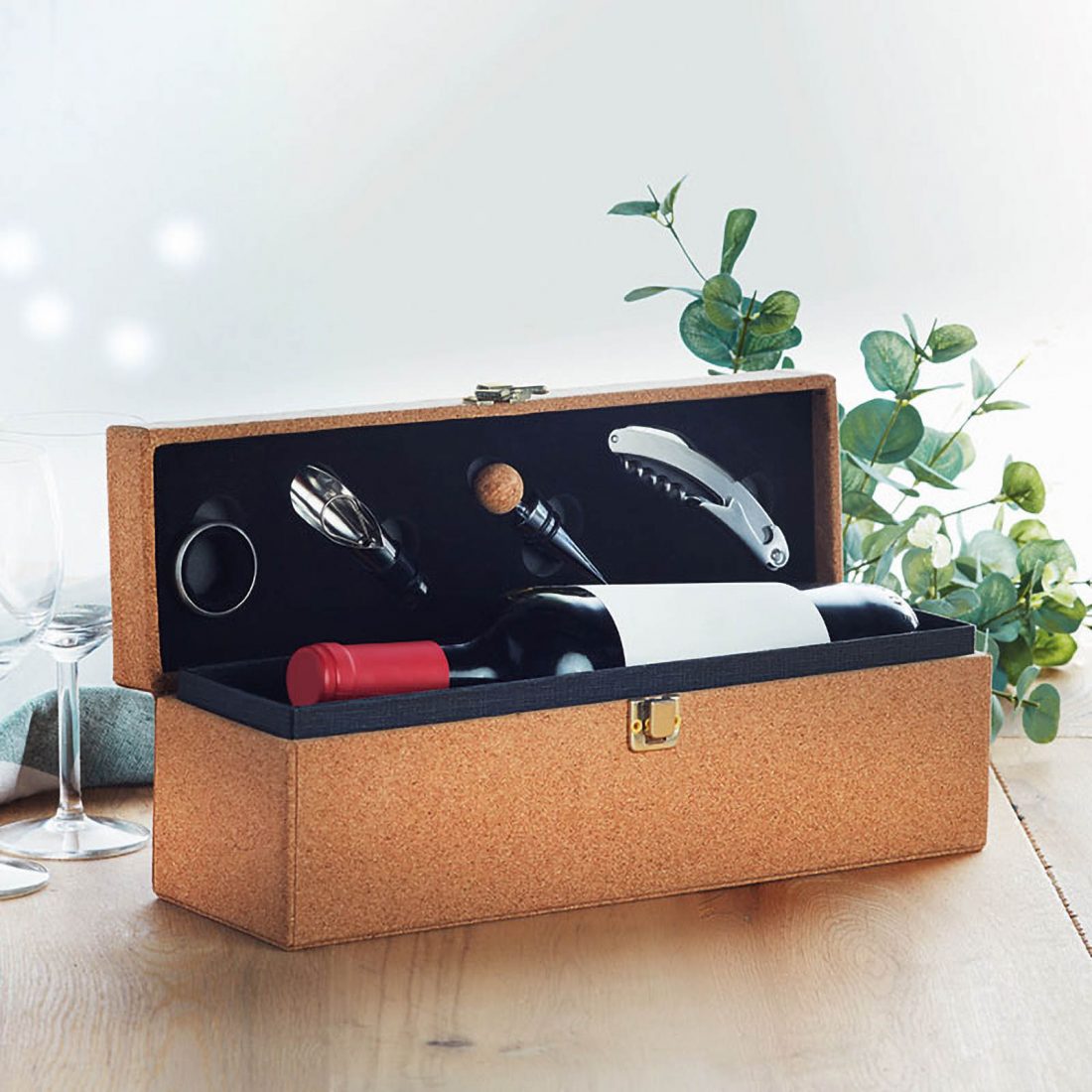 Set za vino Otago u eco poklon kutiji